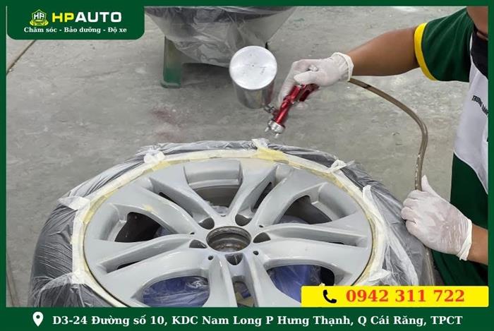 Sơn phục hồi, tạo kiểu cho mâm xe ô tô